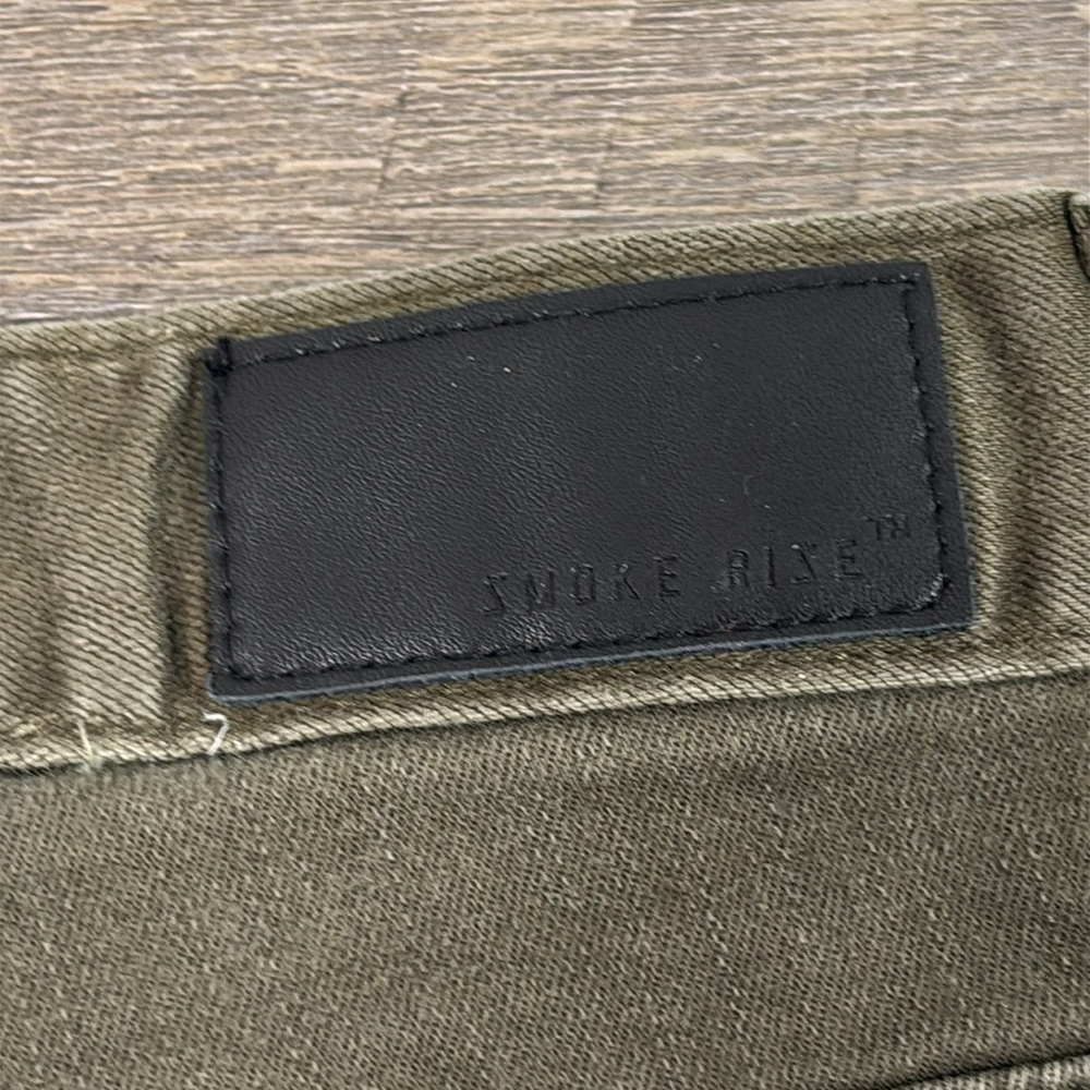 SOLD IN STORE Smoke Rise Cargo Taper Stretch Jeans -Olive Green 36x32 - Picture 5 of 8